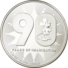 Moneta, Niue, 90ème anniversaire de Mickey Mouse, 2 Dollars, 2018, Proof, FDC