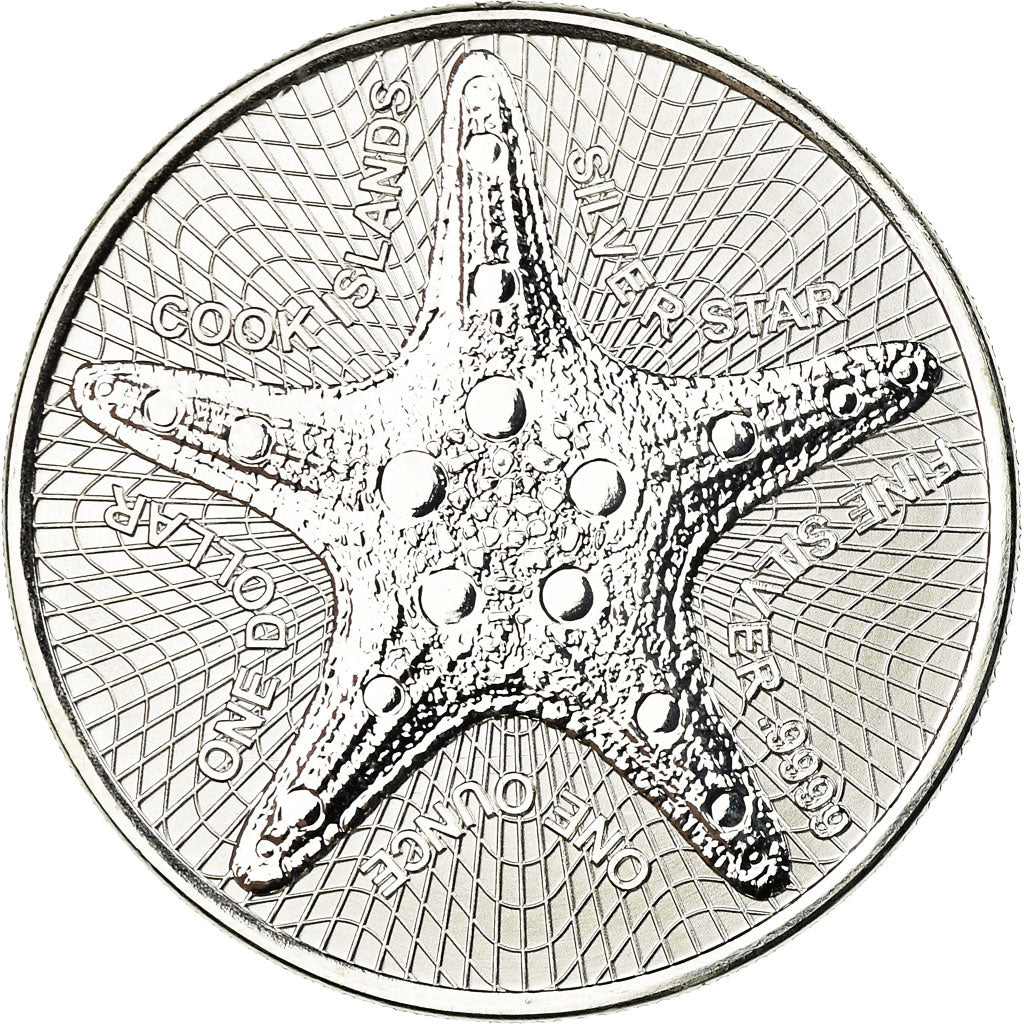Moneta, Isole Cook, Silver Star, Dollar, 2019, Franklin Mint, Proof, FDC