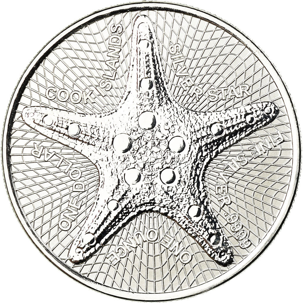 Moneta, Isole Cook, Silver Star, Dollar, 2019, Franklin Mint, Proof, FDC