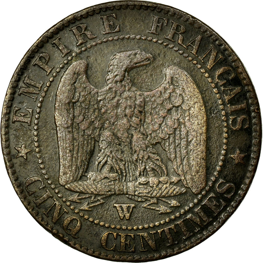Monnaie, France, Napoleon III, Napoléon III, 5 Centimes, 1856, Lille, TB