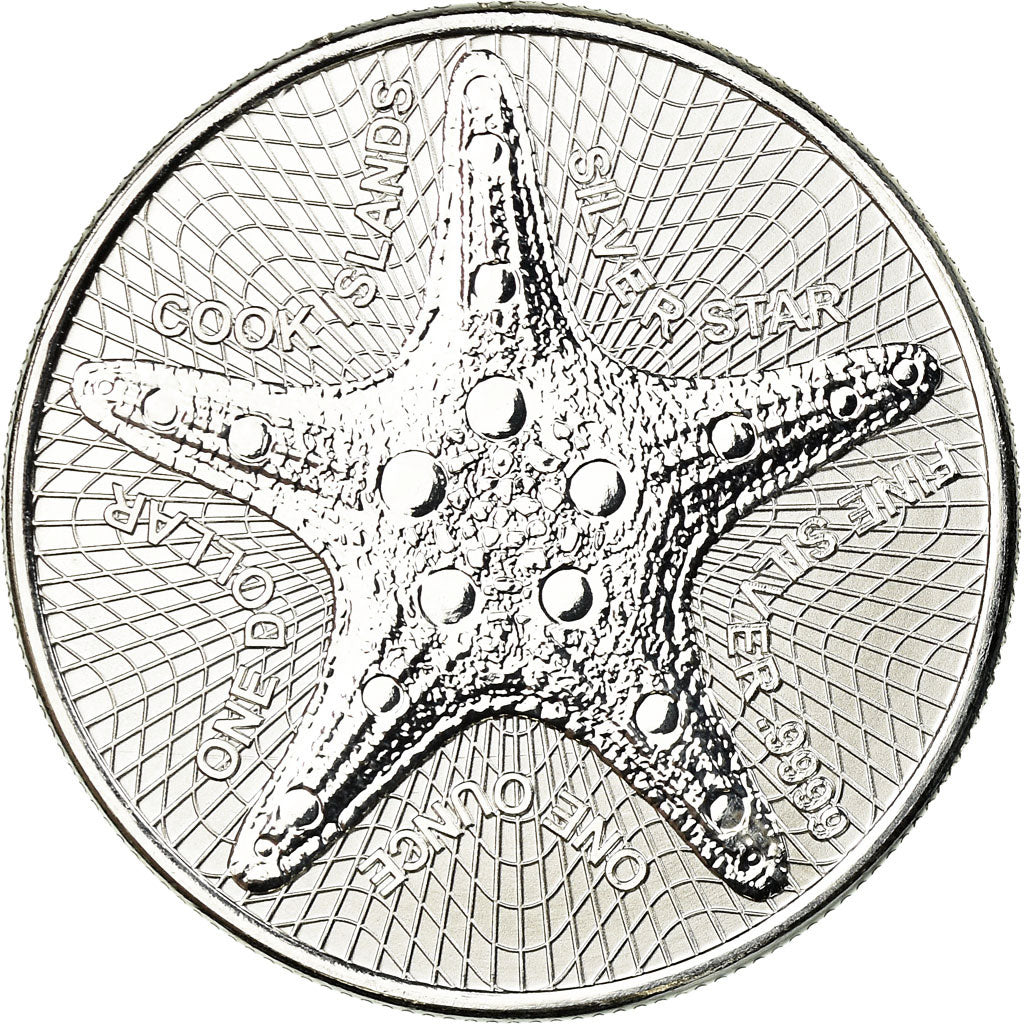 Moneta, Isole Cook, Silver Star, Dollar, 2019, Franklin Mint, Proof, FDC