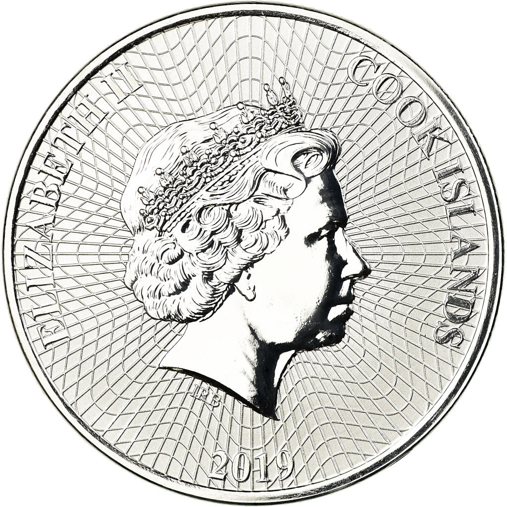 Münze, Cookinseln, Silver Star, Dollar, 2019, Franklin Mint, Proof, STGL
