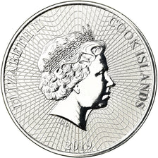 Münze, Cookinseln, Silver Star, Dollar, 2019, Franklin Mint, Proof, STGL