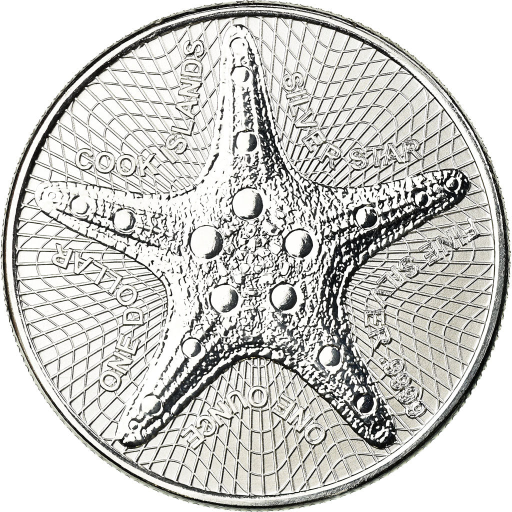 Münze, Cookinseln, Silver Star, Dollar, 2019, Franklin Mint, Proof, STGL