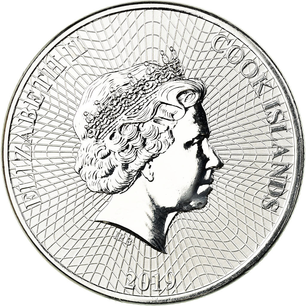 Münze, Cookinseln, Silver Star, Dollar, 2019, Franklin Mint, Proof, STGL