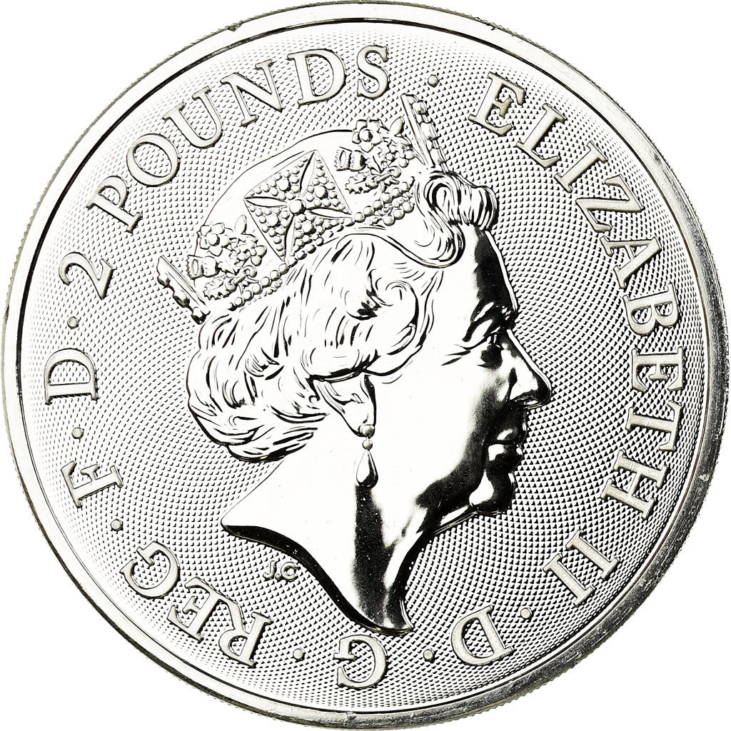 Moneta, Gran Bretagna, Royal Arms, 2 Pounds, 2019, Proof, FDC, Argento, KM:New
