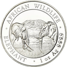 Coin, Somalia, Elephant, 100 Shillings, 2020, Proof, MS(65-70), Silver, KM:New