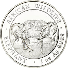 Coin, Somalia, Elephant, 100 Shillings, 2020, Proof, MS(65-70), Silver, KM:New