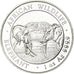 Coin, Somalia, Elephant, 100 Shillings, 2020, Proof, MS(65-70), Silver, KM:New