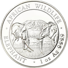 Coin, Somalia, Elephant, 100 Shillings, 2020, Proof, MS(65-70), Silver, KM:New