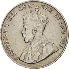 George V, 5 Cents, 1922, Ottawa, EF(40-45), Nickel, KM:29