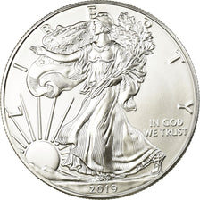 Coin, United States, Liberty Walking, Dollar, 2019, U.S. Mint, MS(65-70), Silver