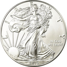 Coin, United States, Liberty Walking, Dollar, 2019, U.S. Mint, MS(65-70), Silver