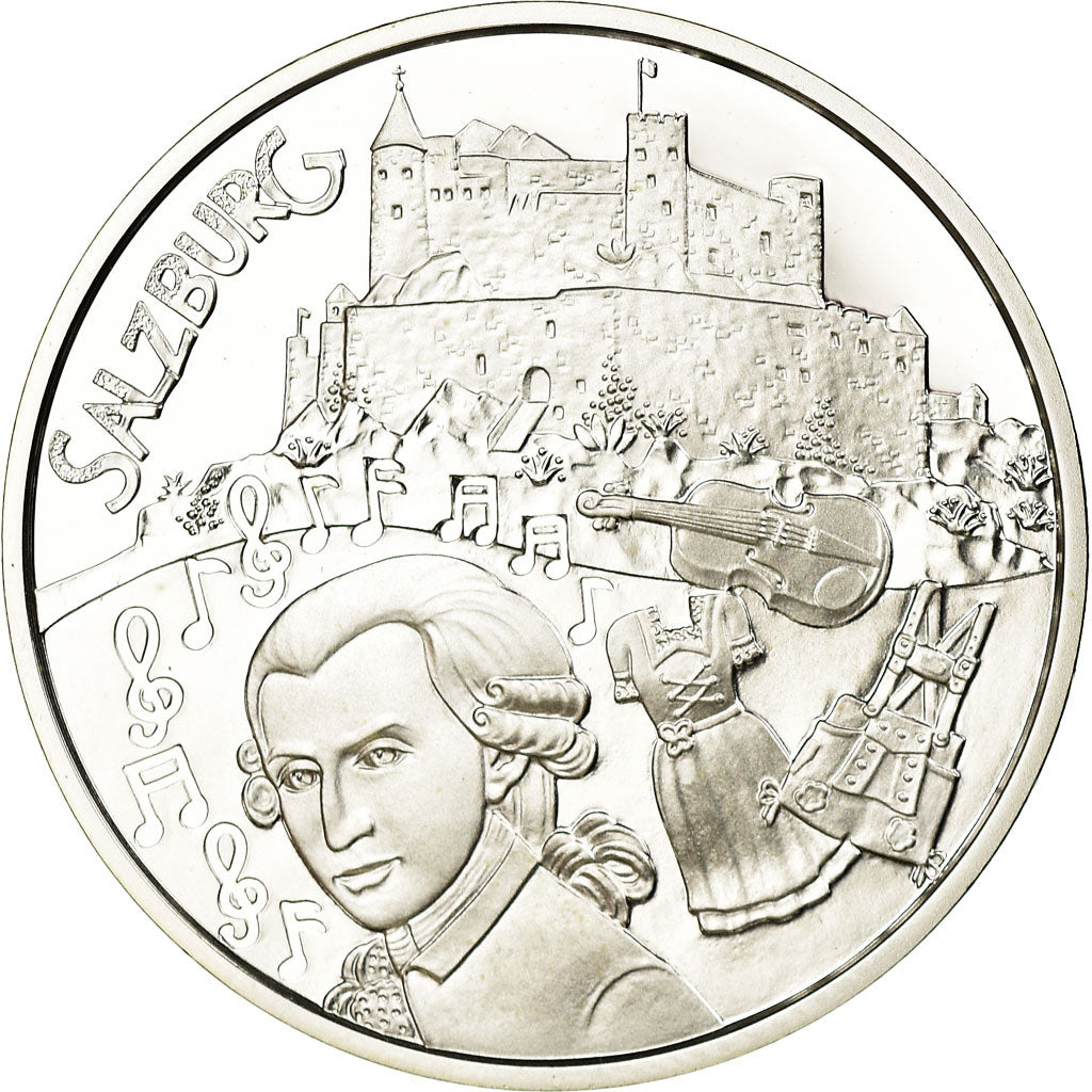 Austria, 10 Euro, Salzburg, 2014, Proof, MS(65-70), Silver, KM:3232