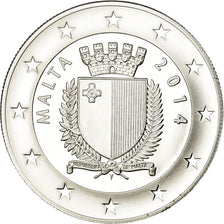 Malta, 10 Euro, Charles Camilleri, 2014, Proof, FDC, Argento, KM:158