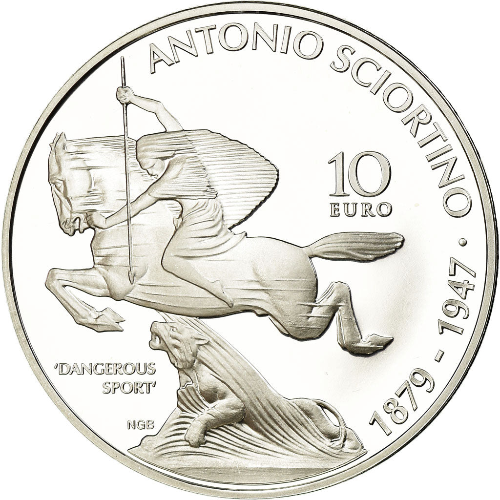 Malta, 10 Euro, Antonio Sciortino, 2016, Proof, MS(65-70), Silver, KM:158