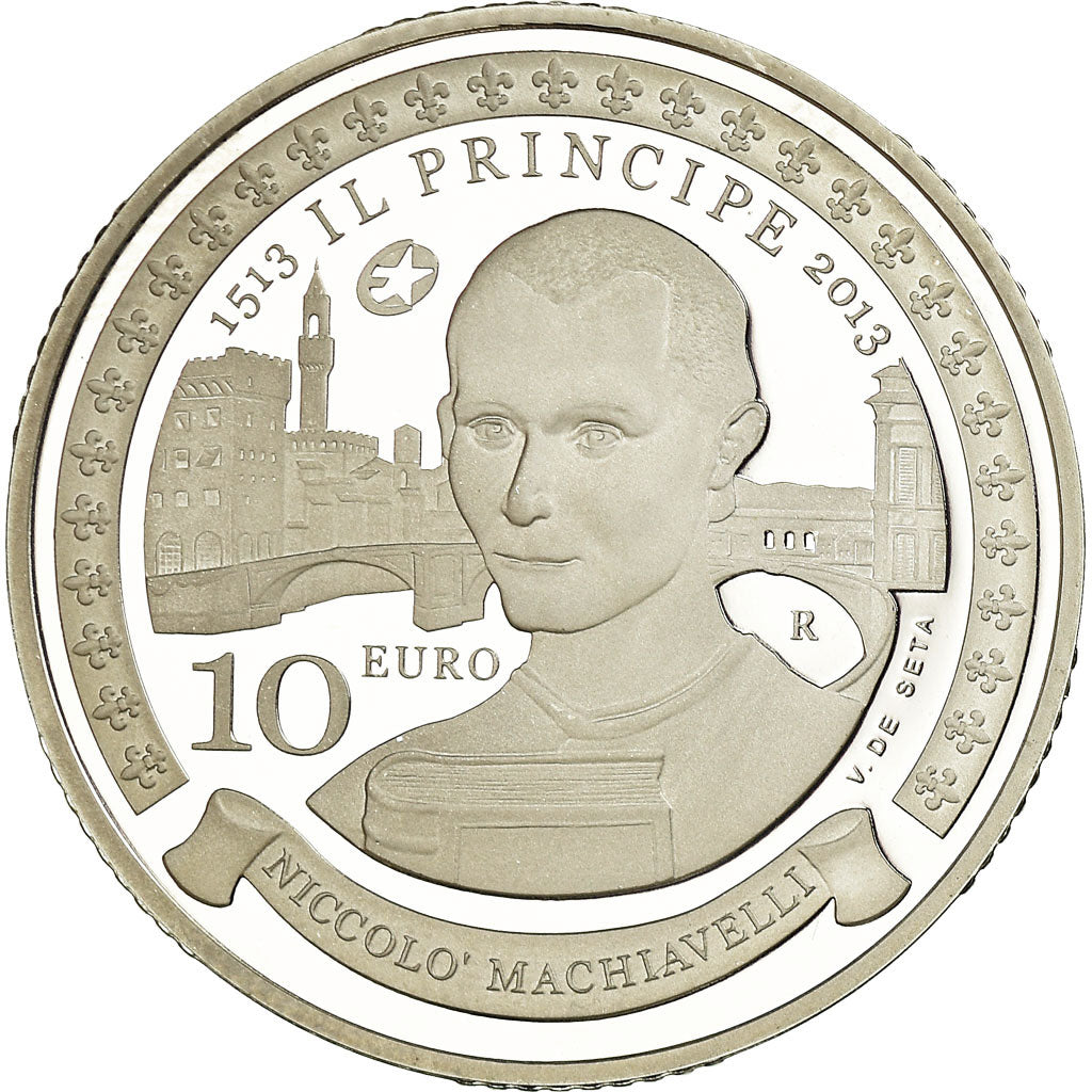 San Marino, 10 Euro, Machiavelli's 
