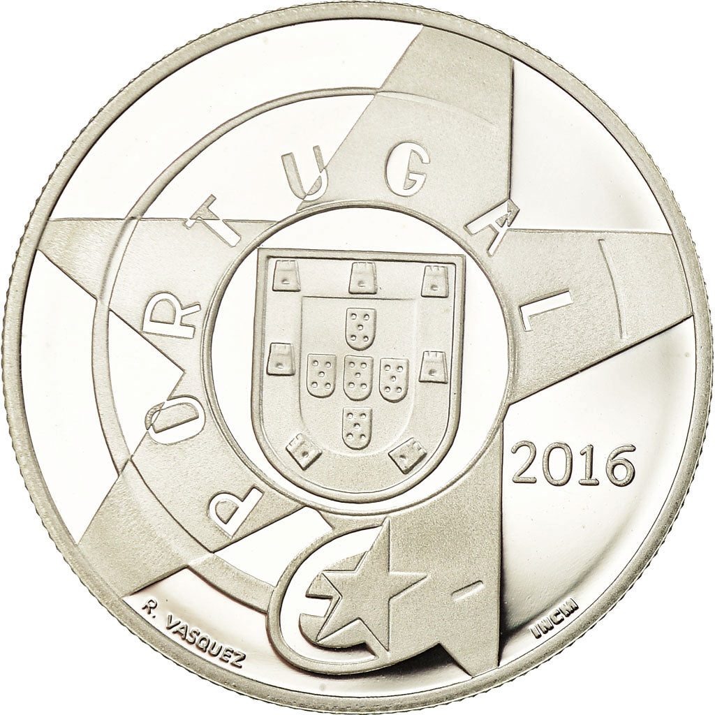 Portogallo, 5 Euro, Le Modernisme, 2016, Proof, FDC, Argento