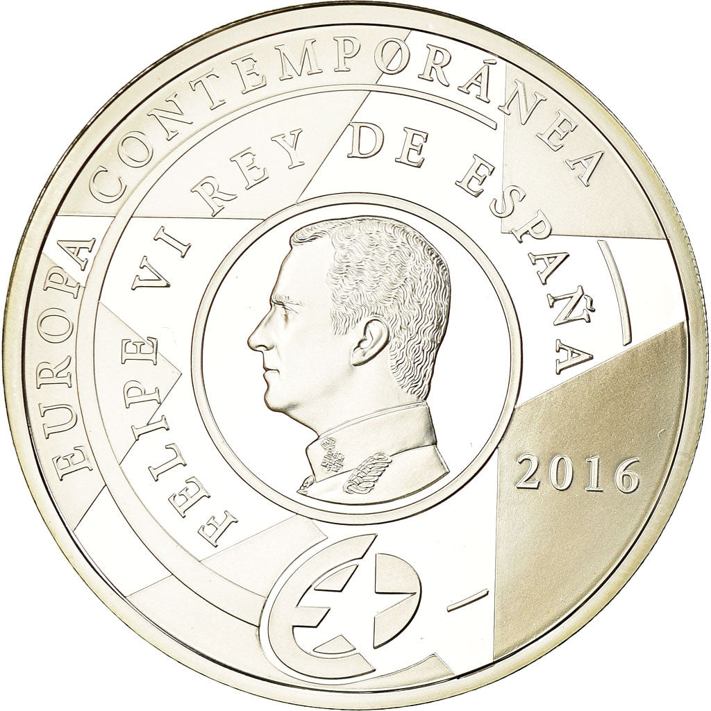 Spain, 10 Euro, Epoque Contemporaine en Europe, 2016, Proof, MS(65-70), Silver
