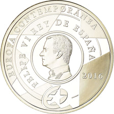 Spagna, 10 Euro, Epoque Contemporaine en Europe, 2016, Proof, FDC, Argento
