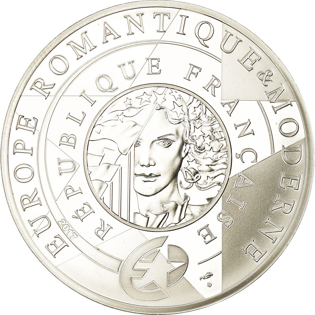 France, Monnaie de Paris, 10 Euro, Europa, 2017, MS(65-70), Silver
