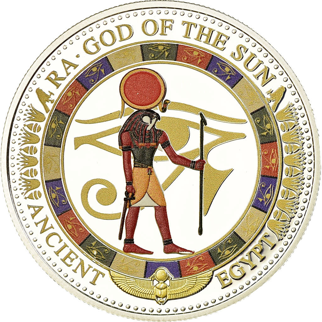 Münze, Salomonen, Râ - Dieu du Soleil, 2 Dollars, 2015, Proof, STGL, Silber