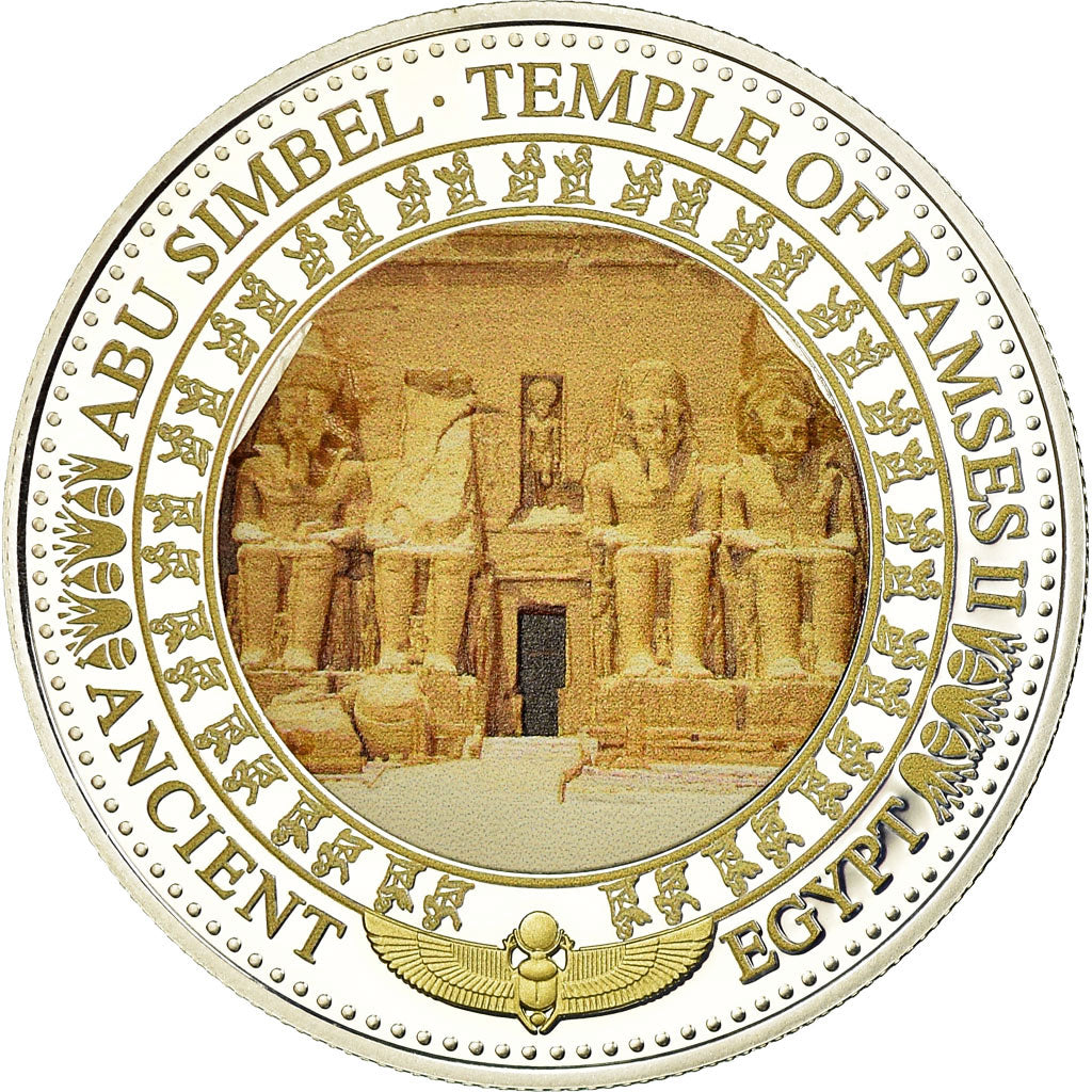 Moneta, Isole Salomone, Le Temple de Ramsés II, 2 Dollars, 2015, Proof, FDC