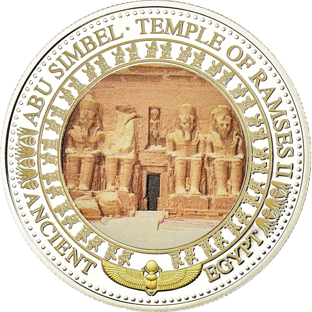 Moneta, Isole Salomone, Le Temple de Ramsés II, 2 Dollars, 2015, Proof, FDC