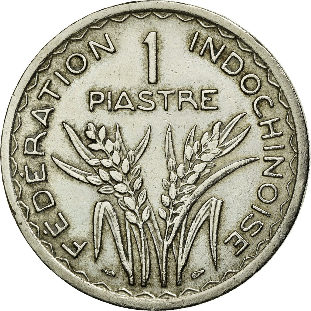 Munten, FRANS INDO-CHINA, Piastre, 1947, Paris, ZF+, Copper-nickel, KM:32.2