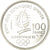 Coin, France, Alpine skiing, 100 Francs, 1989, BE, MS(65-70), Silver, KM:971