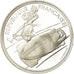 Coin, France, Bobsledding, 100 Francs, 1990, BE, MS(65-70), Silver, KM:981