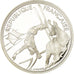 Coin, France, Free-style skier, 100 Francs, 1990, BE, MS(65-70), Silver, KM:983