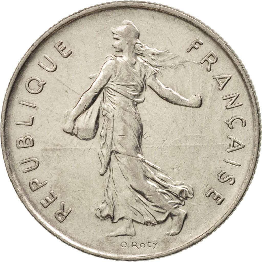 Frankreich, Semeuse, 5 Francs, 1976, Paris, AU(50-53), KM 926a.1, Gadoury 771