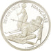 Coin, France, Slalom skiers, 100 Francs, 1990, BE, MS(65-70), Silver, KM:984