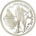 Coin, France, Cross-country skier, 100 Francs, 1991, BE, MS(65-70), Silver