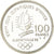 Coin, France, Bobsledding, 100 Francs, 1990, BE, MS(65-70), Silver, KM:981
