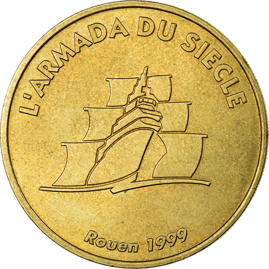 França, Token, Token turístico, Rouen -Armada du siècle - 1999, Artes e