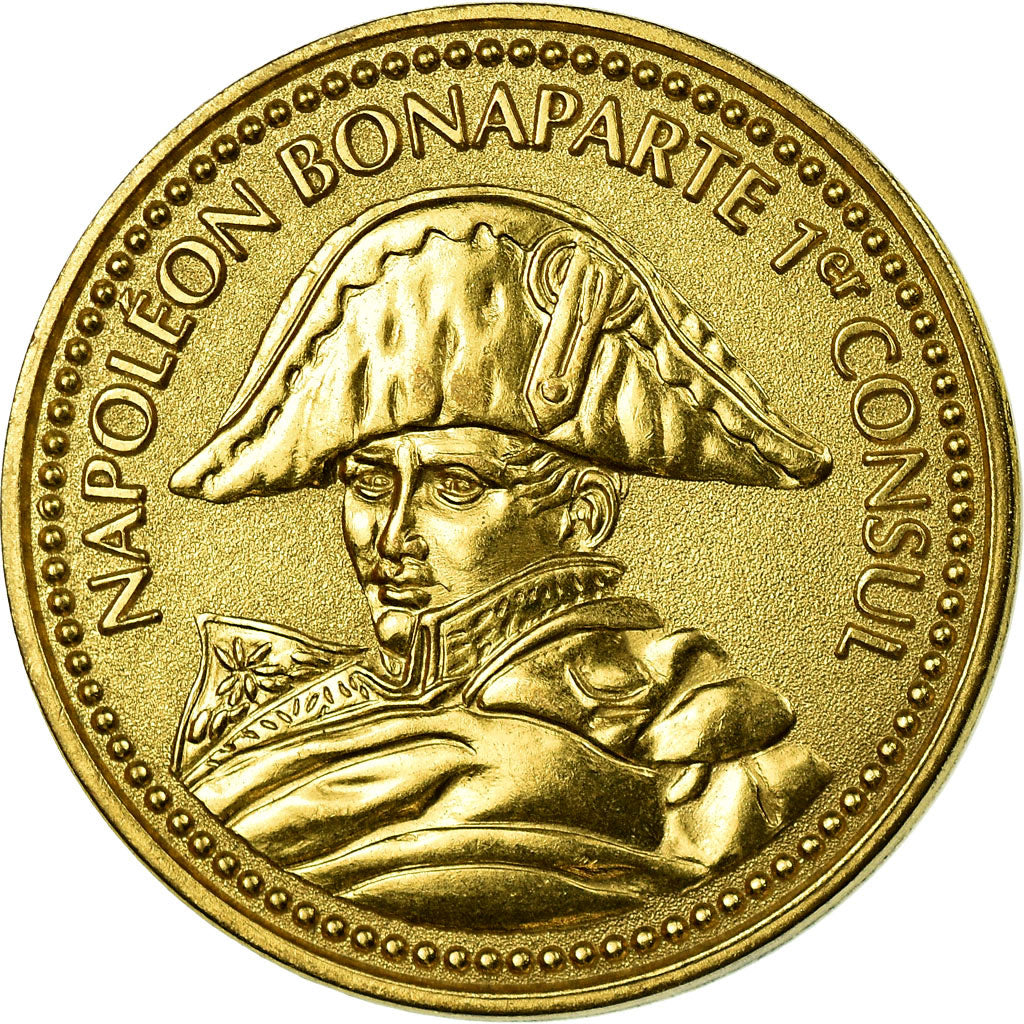 Francia, medaglia, Napoléon Bonaparte, Ier Consul, SPL, Doratura in rame-nichel