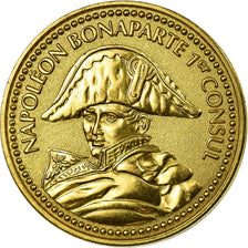 Francia, medaglia, Napoléon Bonaparte, Ier Consul, SPL, Doratura in rame-nichel
