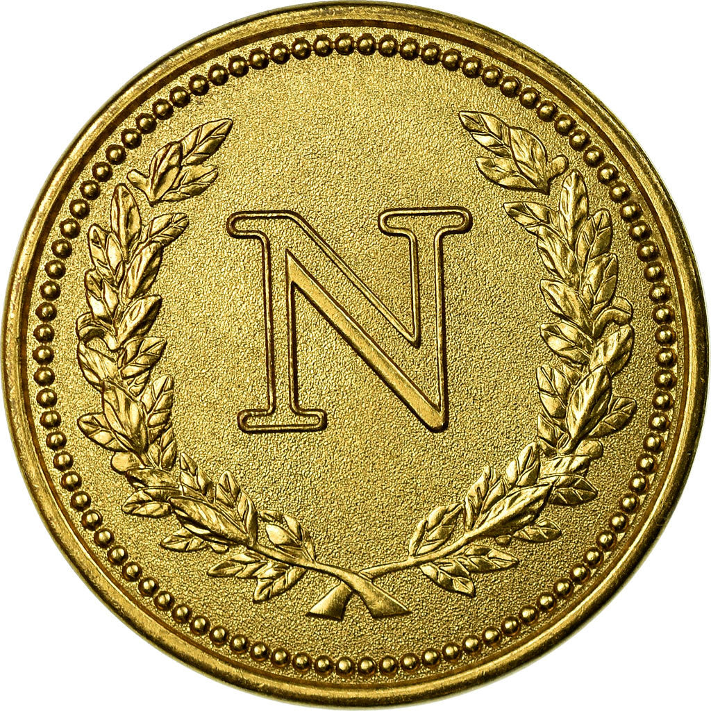 Francia, medaglia, Napoléon Bonaparte, Ier Consul, SPL, Doratura in rame-nichel