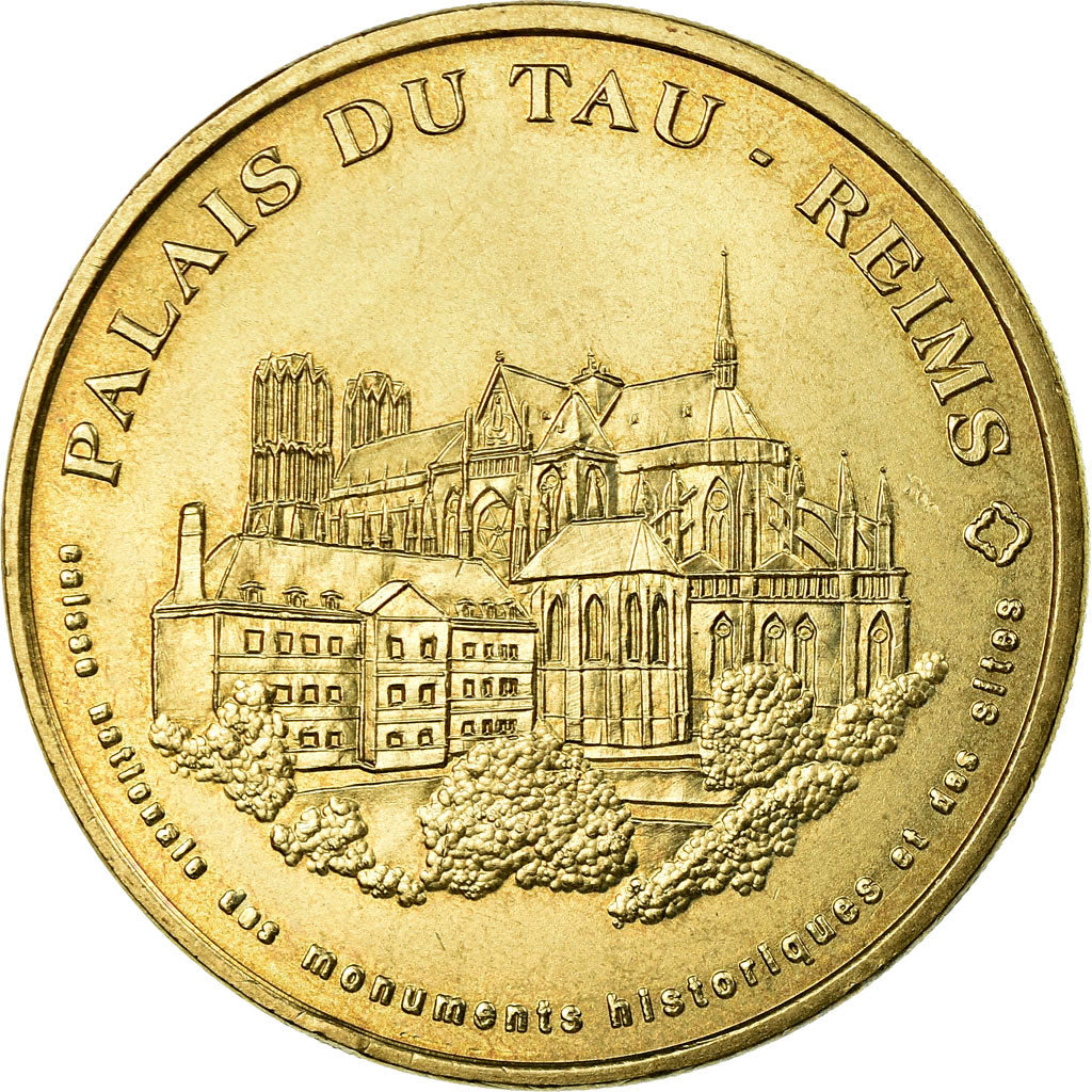Francia, Token, Touristic token, 51/ Palais du Tau - Reims, Arts & Culture