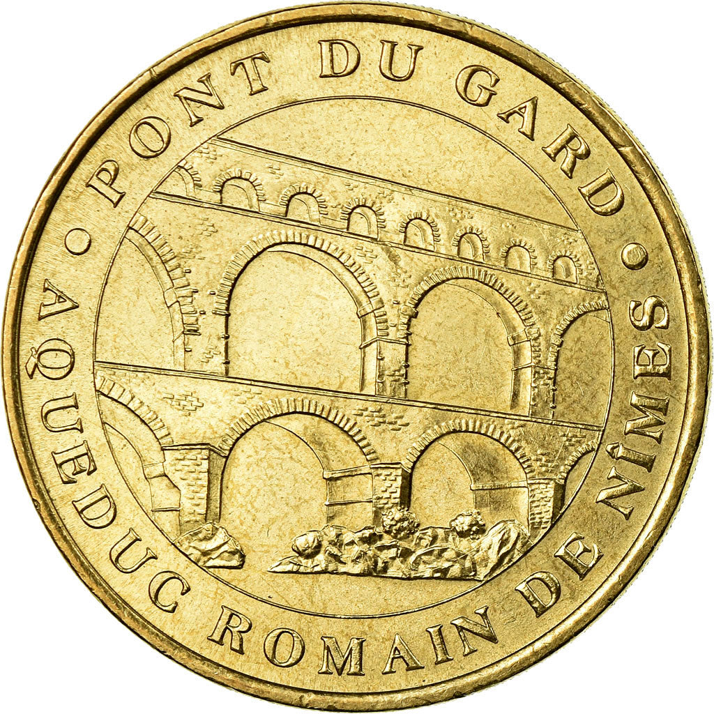 France, Token, Touristic token, Vers Pont du Gard - Pont du Gard n°1, Arts &