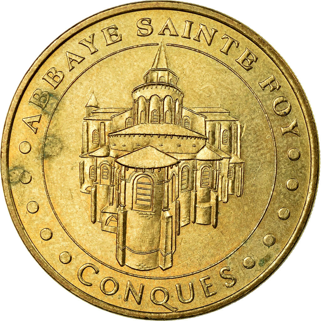 Francia, Token, Touristic token, 12/ Abbatiale de Conques, Arts & Culture, 2003