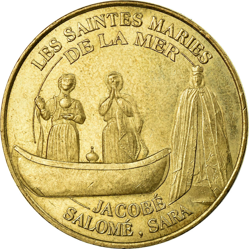 Frankrijk, Token, Toeristisch fiche, les Saintes-Maries-de-la-Mer - Eglise n°2