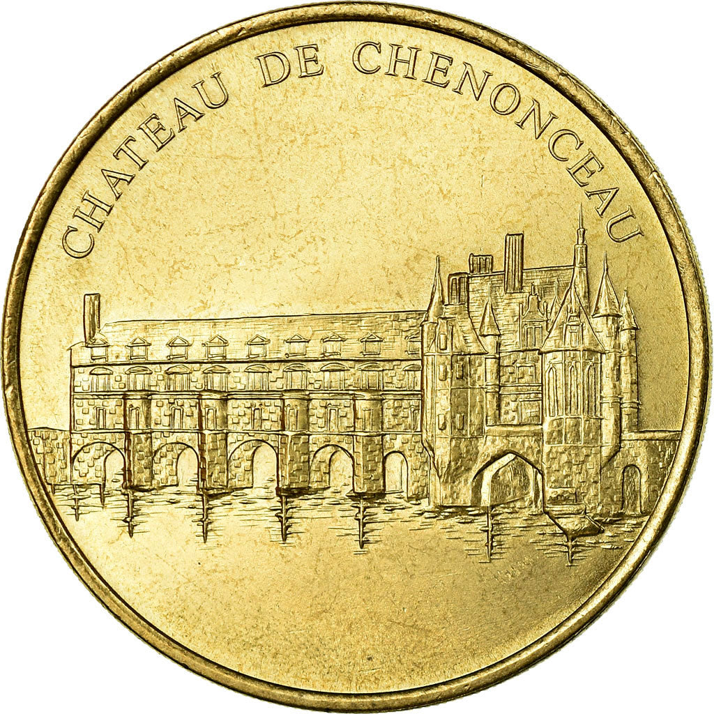 France, Token, Touristic token, Chenonceau -  Chateau, Arts & Culture, 2001