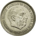 Coin, Spain, Caudillo and regent, 50 Pesetas, 1957, AU(50-53), Copper-nickel