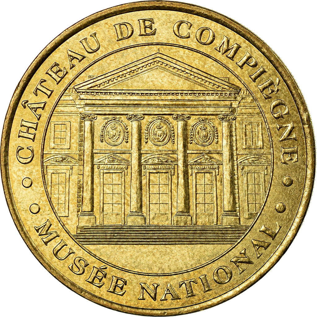 França, Token, Token turístico, Compiègne - Chateau et musée, Artes e