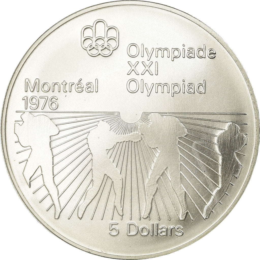 Coin, Canada, Elizabeth II, 5 Dollars, 1976, Royal Canadian Mint, Ottawa