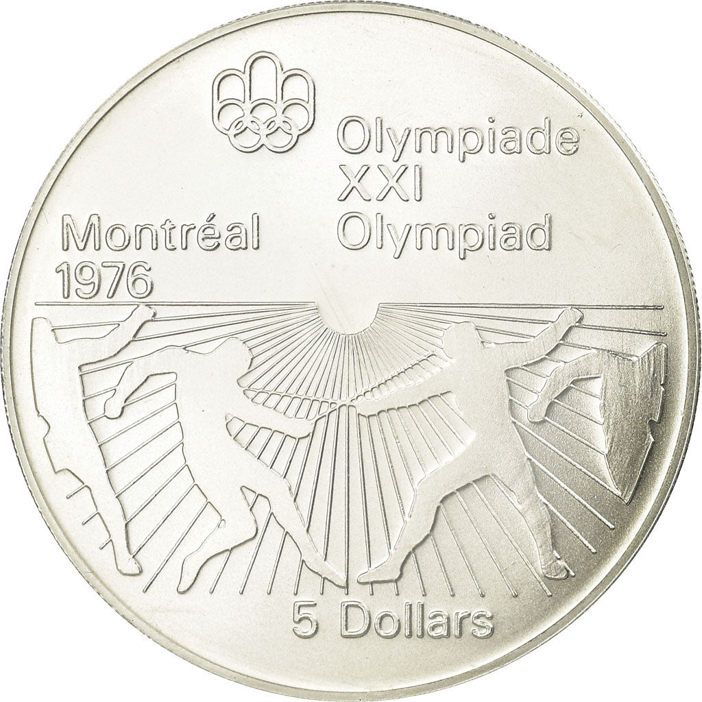 Coin, Canada, Elizabeth II, 5 Dollars, 1976, Royal Canadian Mint, Ottawa