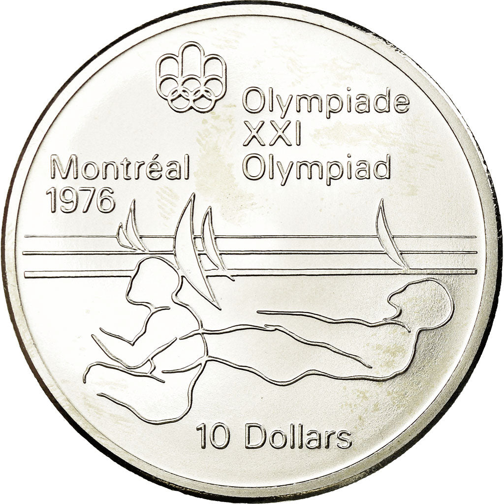 Coin, Canada, Elizabeth II, 10 Dollars, 1975, Royal Canadian Mint, Ottawa